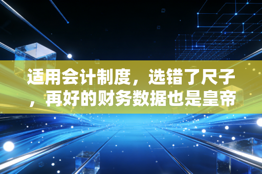 适用会计制度，选错了尺子，再好的财务数据也是皇帝的新装