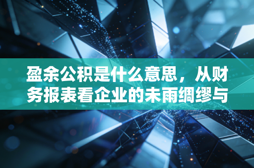 盈余公积是什么意思，从财务报表看企业的未雨绸缪与长远野心