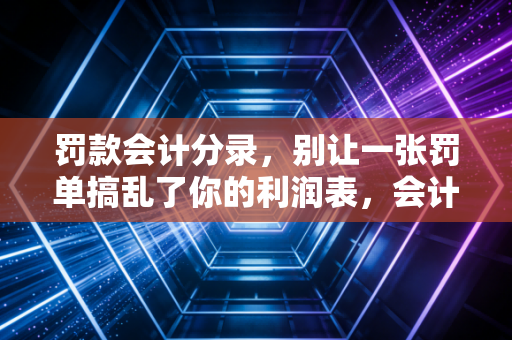 罚款会计分录,别让一张罚单搞乱了你的利润表,会计人必须懂的账务与避坑指南