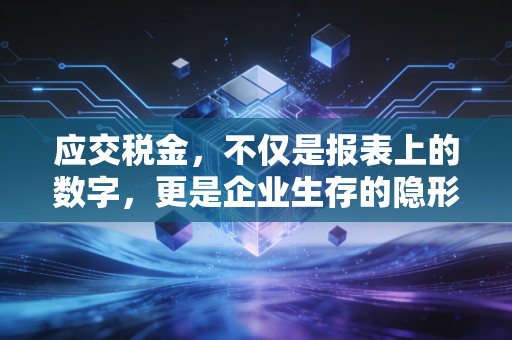 应交税金,不仅是报表上的数字,更是企业生存的隐形红线