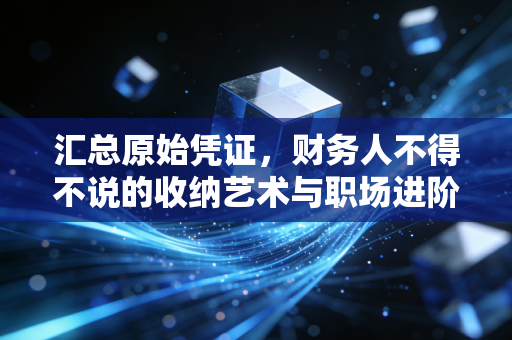 汇总原始凭证,财务人不得不说的收纳艺术与职场进阶之道