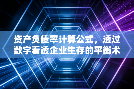 资产负债率计算公式，透过数字看透企业生存的平衡术