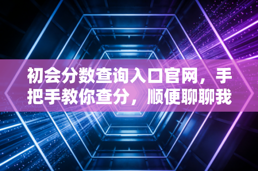 初会分数查询入口官网,手把手教你查分,顺便聊聊我当年查分时的糗事与感悟