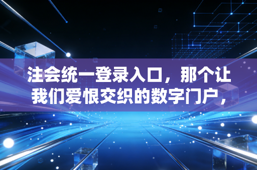 注会统一登录入口,那个让我们爱恨交织的数字门户,以及它背后的职场进阶路