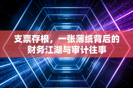 支票存根,一张薄纸背后的财务江湖与审计往事