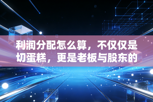利润分配怎么算，不仅仅是切蛋糕，更是老板与股东的博弈