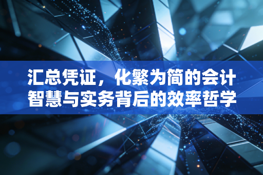 汇总凭证，化繁为简的会计智慧与实务背后的效率哲学