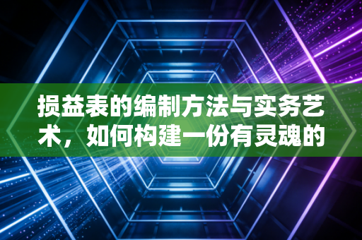 损益表的编制方法与实务艺术,如何构建一份有灵魂的财务报表