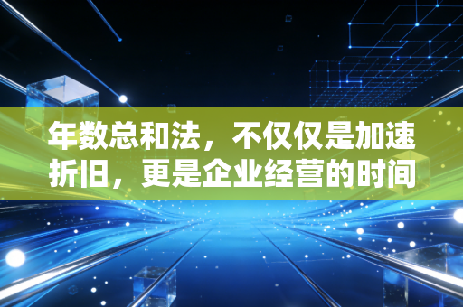 年数总和法,不仅仅是加速折旧,更是企业经营的时间机器