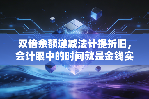 双倍余额递减法计提折旧，会计眼中的时间就是金钱实战指南