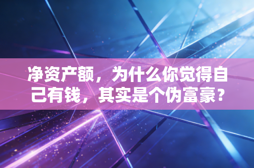 净资产额,为什么你觉得自己有钱,其实是个伪富豪?