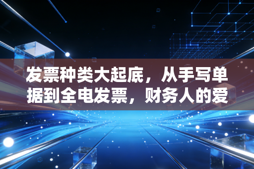 发票种类大起底，从手写单据到全电发票，财务人的爱恨情仇