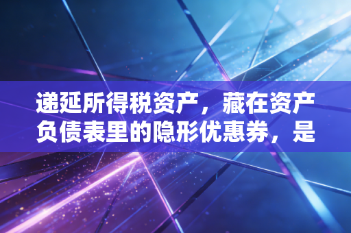 递延所得税资产,藏在资产负债表里的隐形优惠券,是蜜糖还是砒霜?