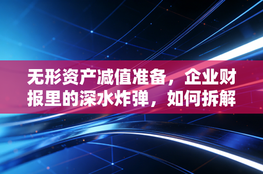 无形资产减值准备，企业财报里的深水炸弹，如何拆解而不炸伤自己？