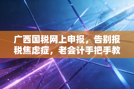 广西国税网上申报，告别报税焦虑症，老会计手把手教你从容应对