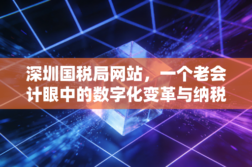 深圳国税局网站,一个老会计眼中的数字化变革与纳税人的酸甜苦辣