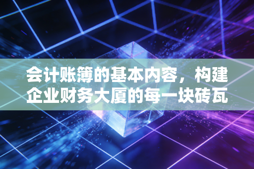 会计账簿的基本内容，构建企业财务大厦的每一块砖瓦