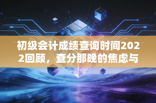 初级会计成绩查询时间2022回顾,查分那晚的焦虑与会计人的进阶之路