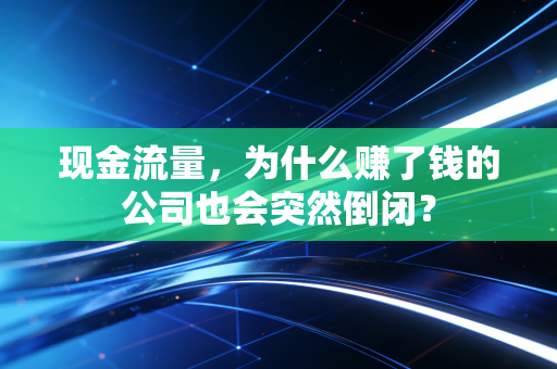 现金流量，为什么赚了钱的公司也会突然倒闭？