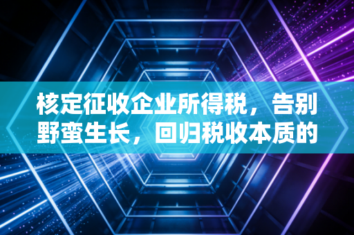 核定征收企业所得税,告别野蛮生长,回归税收本质的深度思考