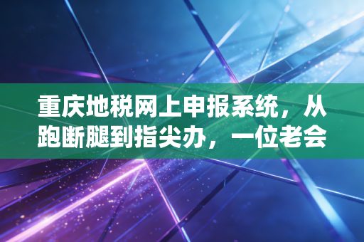 重庆地税网上申报系统，从跑断腿到指尖办，一位老会计的真心话