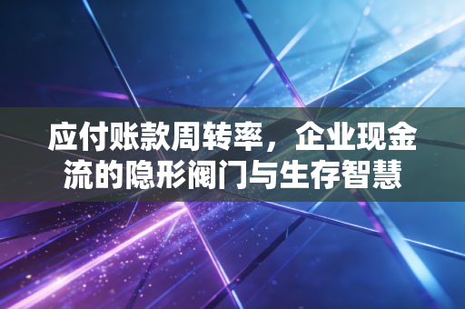 应付账款周转率,企业现金流的隐形阀门与生存智慧