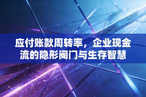 应付账款周转率,企业现金流的隐形阀门与生存智慧