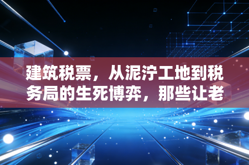 建筑税票，从泥泞工地到税务局的生死博弈，那些让老板彻夜难眠的隐形炸弹