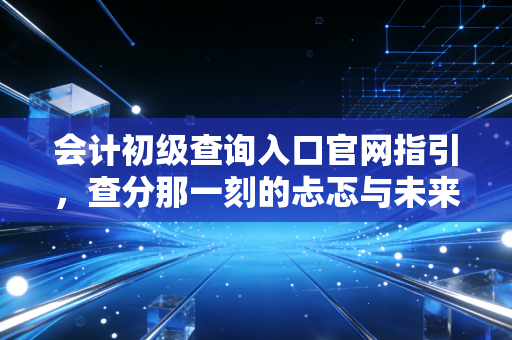 会计初级查询入口官网指引,查分那一刻的忐忑与未来的职业坦途