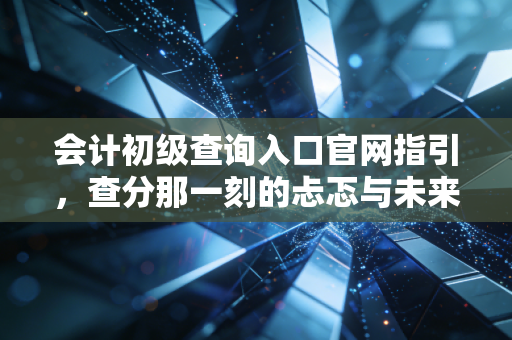 详细阅读:会计初级查询入口官网指引,查分那一刻的忐忑与未来的职业坦途 会计初级查询入口官网指引,查分那一刻的忐忑与未来的职业坦途