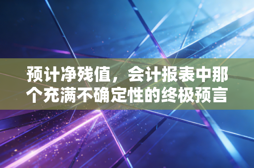 预计净残值,会计报表中那个充满不确定性的终极预言