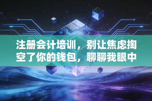 注册会计培训,别让焦虑掏空了你的钱包,聊聊我眼中的备考真相