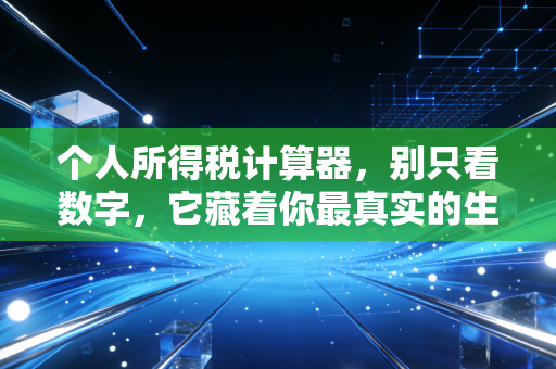 个人所得税计算器，别只看数字，它藏着你最真实的生活状态与财富智慧