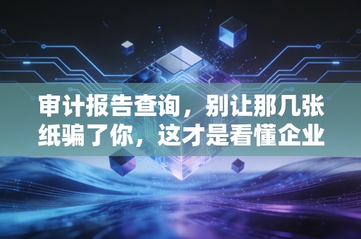 审计报告查询，别让那几张纸骗了你，这才是看懂企业真相的终极指南
