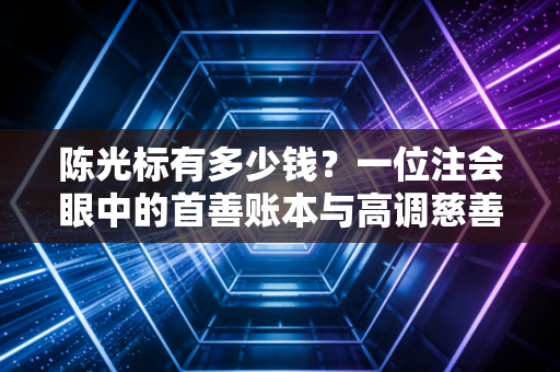 陈光标有多少钱？一位注会眼中的首善账本与高调慈善的经济学