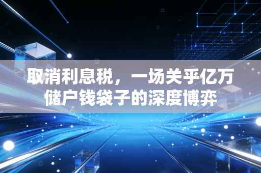 取消利息税，一场关乎亿万储户钱袋子的深度博弈