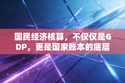 国民经济核算，不仅仅是GDP，更是国家账本的底层逻辑