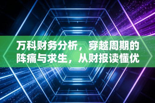 万科财务分析,穿越周期的阵痛与求生,从财报读懂优等生的底牌