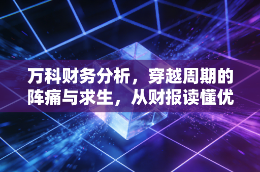 万科财务分析，穿越周期的阵痛与求生，从财报读懂优等生的底牌