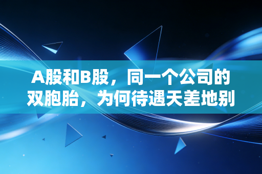 A股和B股，同一个公司的双胞胎，为何待遇天差地别？