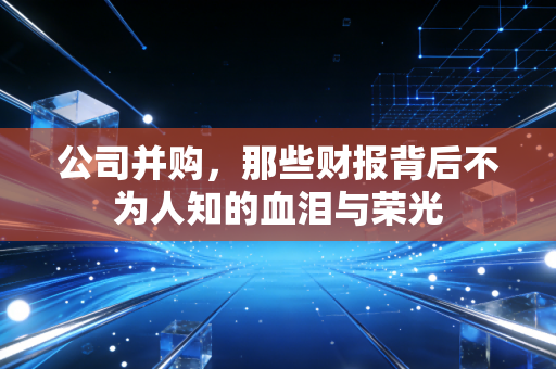 公司并购,那些财报背后不为人知的血泪与荣光