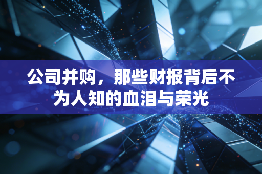 公司并购,那些财报背后不为人知的血泪与荣光