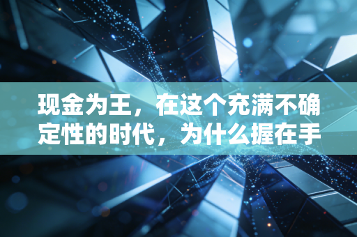 现金为王,在这个充满不确定性的时代,为什么握在手里的才是真正的底气?