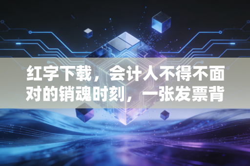 红字下载，会计人不得不面对的销魂时刻，一张发票背后的合规博弈