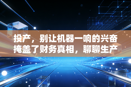 投产，别让机器一响的兴奋掩盖了财务真相，聊聊生产线背后的成本博弈