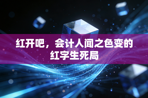 红开吧，会计人闻之色变的红字生死局