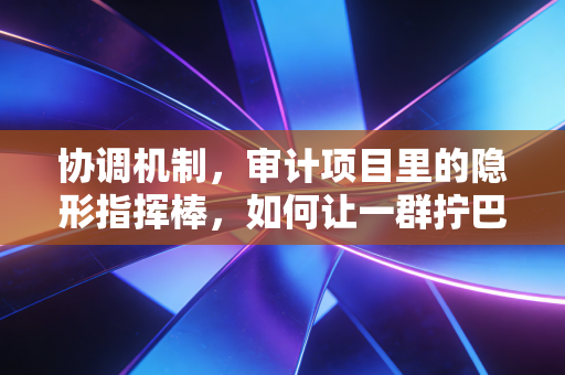协调机制,审计项目里的隐形指挥棒,如何让一群拧巴的人合奏出交响乐?