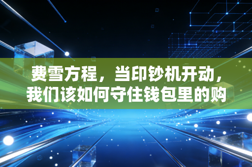 费雪方程，当印钞机开动，我们该如何守住钱包里的购买力？
