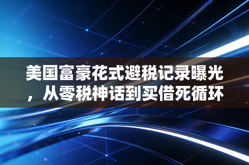 美国富豪花式避税记录曝光,从零税神话到买借死循环,一场合法的财富掠夺