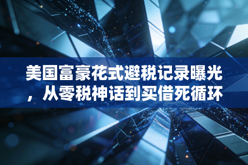 美国富豪花式避税记录曝光，从零税神话到买借死循环，一场合法的财富掠夺